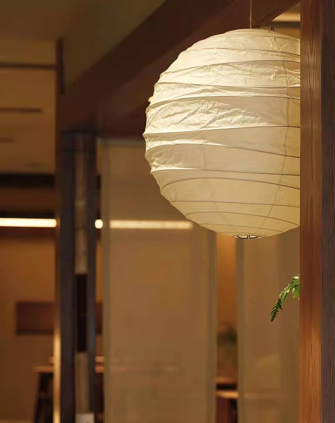 Washi Paper Pendant Swag Lamp - Blowlighting