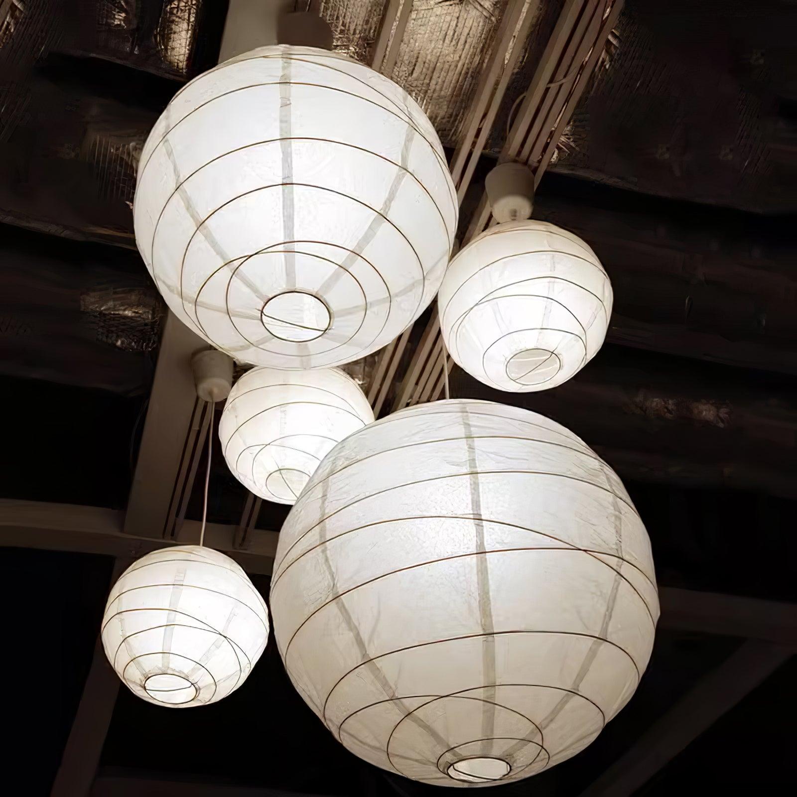 Washi Paper Pendant Swag Lamp - Blowlighting