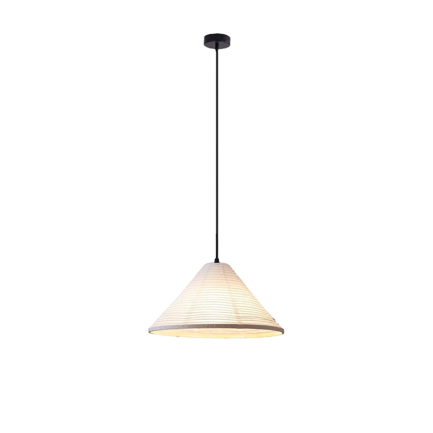 Washi Paper Pyramid Pendant Lamp - Blowlighting