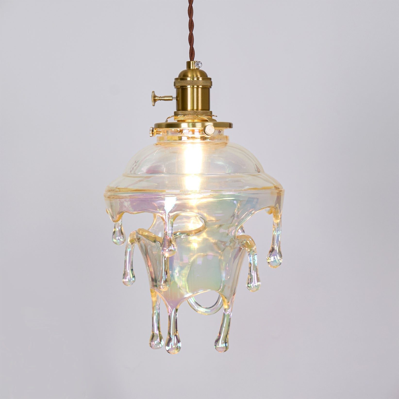 Pendant Lamp Iridescent Water Drop Shade Artistic Glow - Letslighting