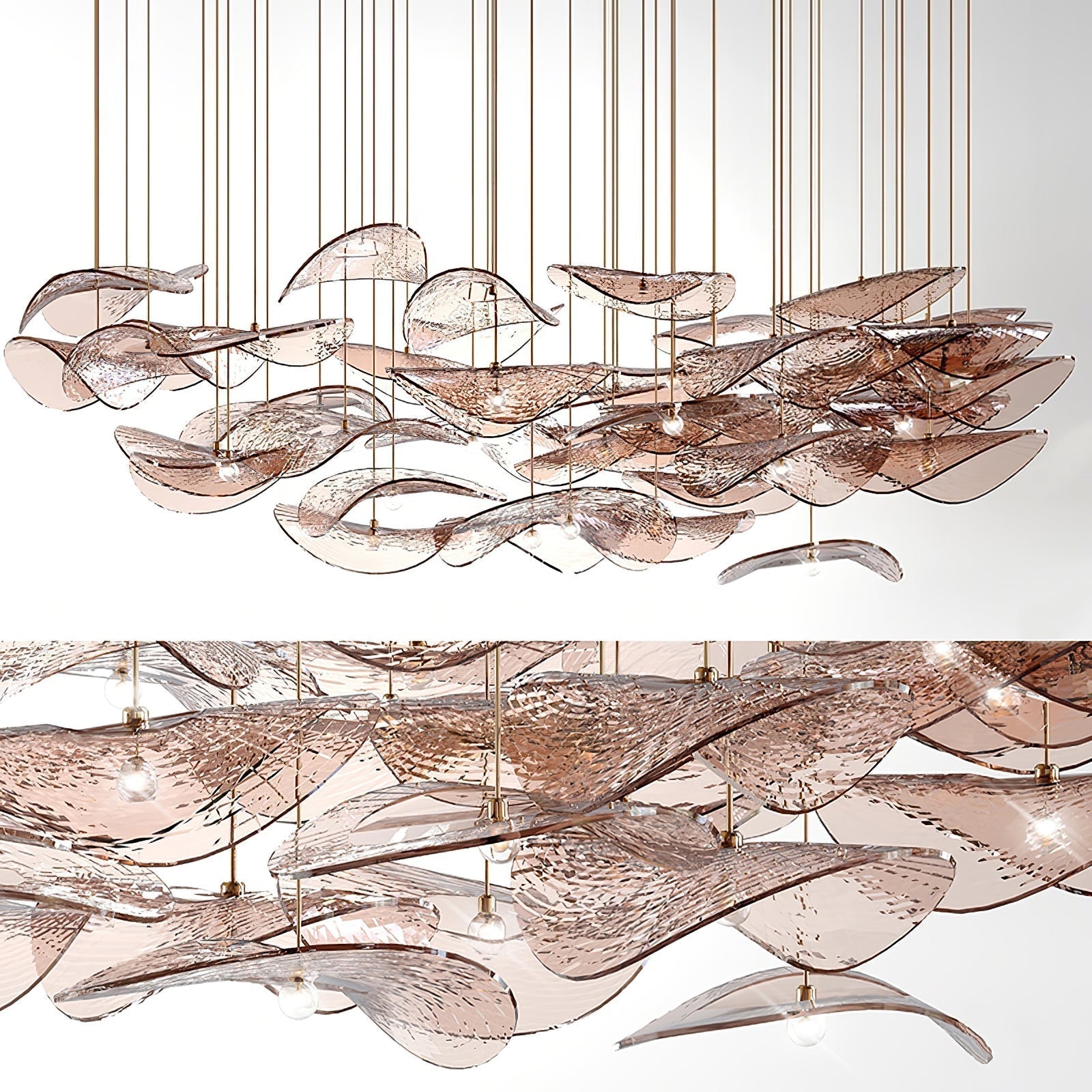 Eurrinia Butterfly Gold Metal Pendant Light - Blowlighting