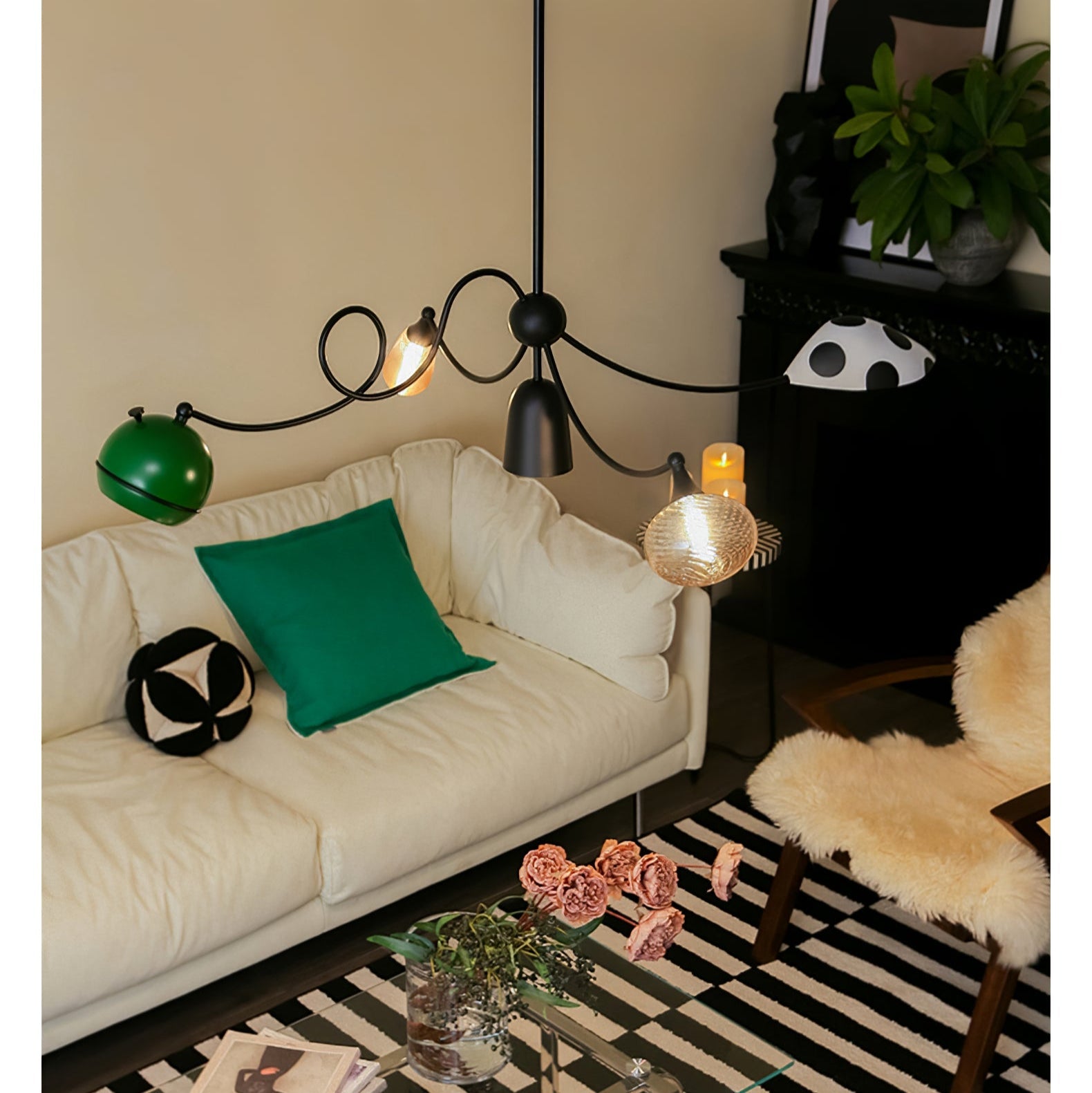 PlayfulGlass Modular Glass Pendant Light - Blowlighting