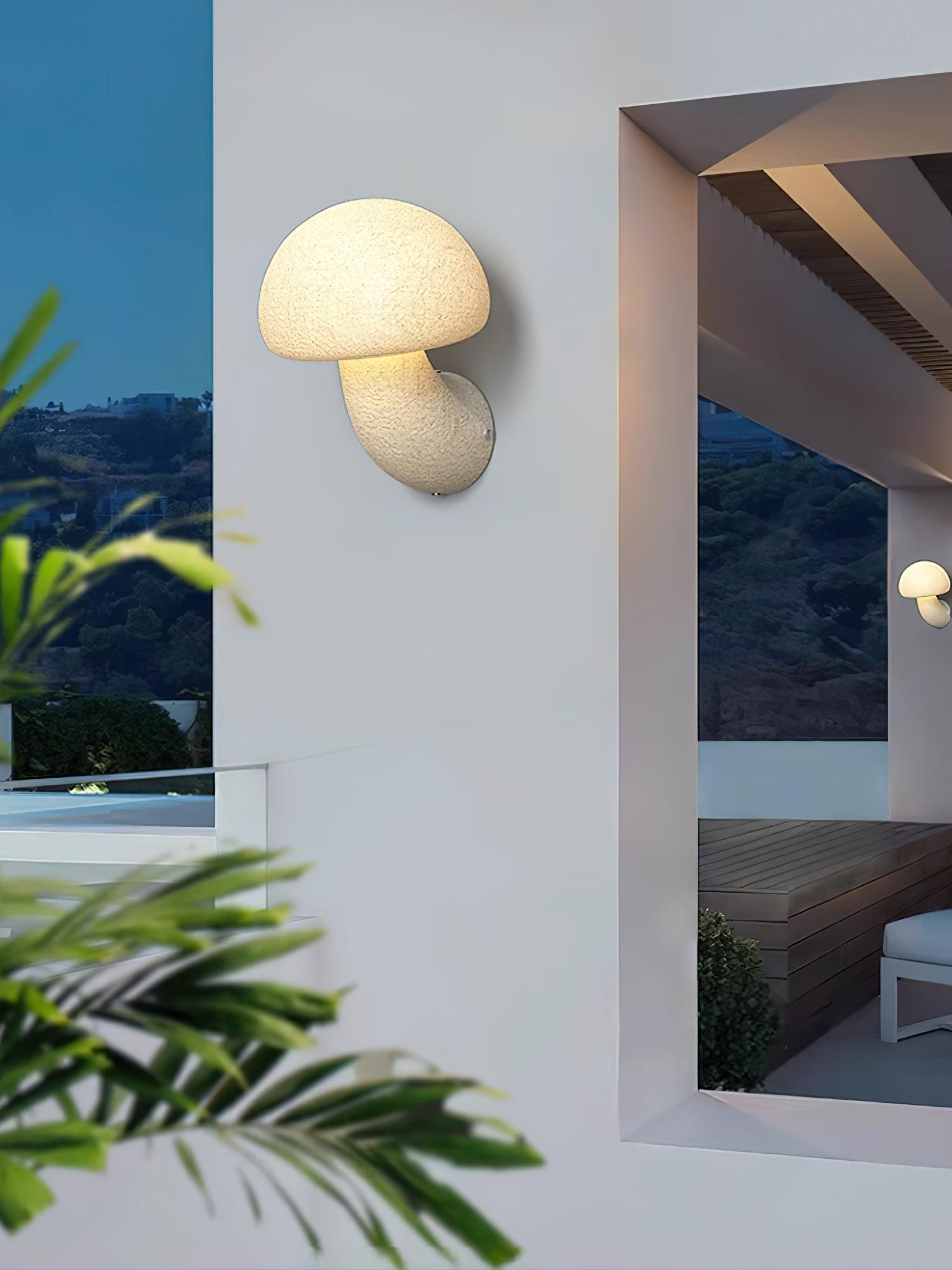 Aria Mushroom fairy-tale Outdoor Wall Lamp - Letslighting