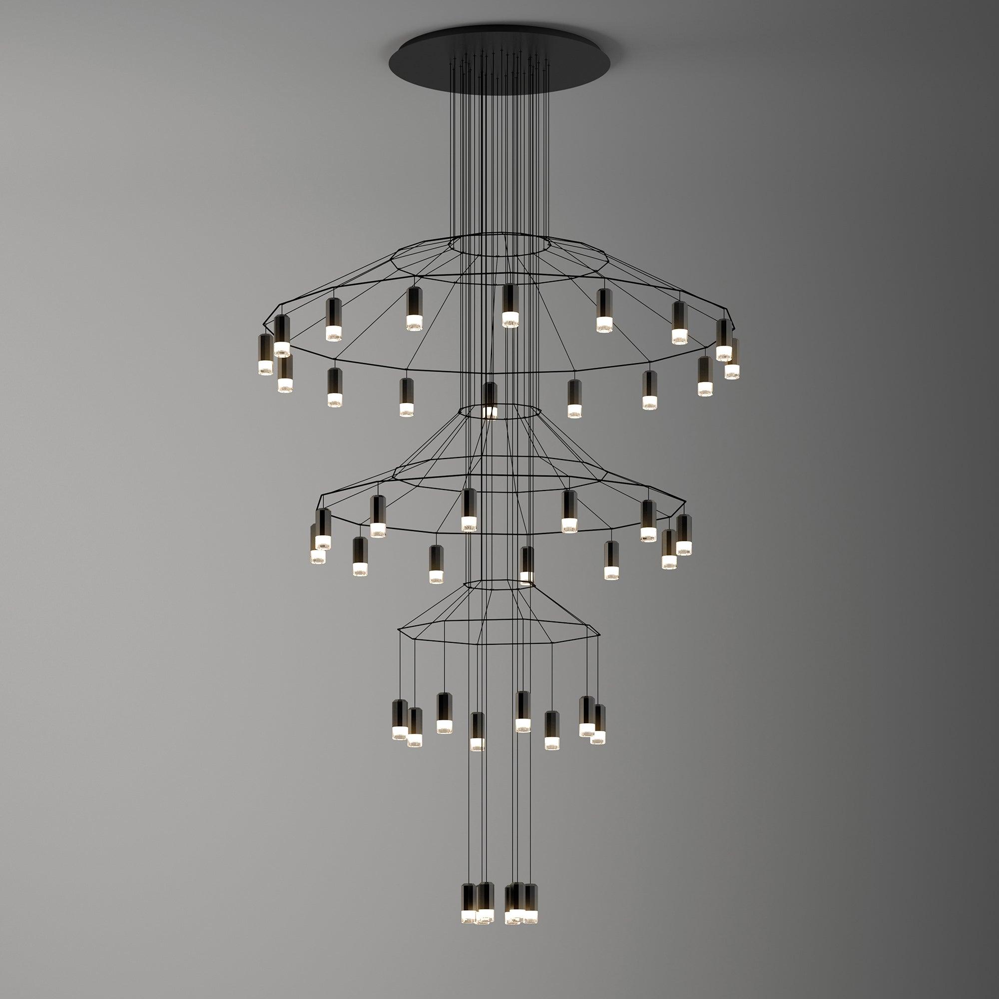 Lines Chandelier - Blowlighting