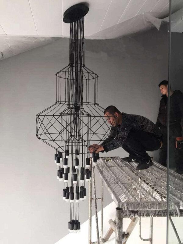 Lines Chandelier - Blowlighting