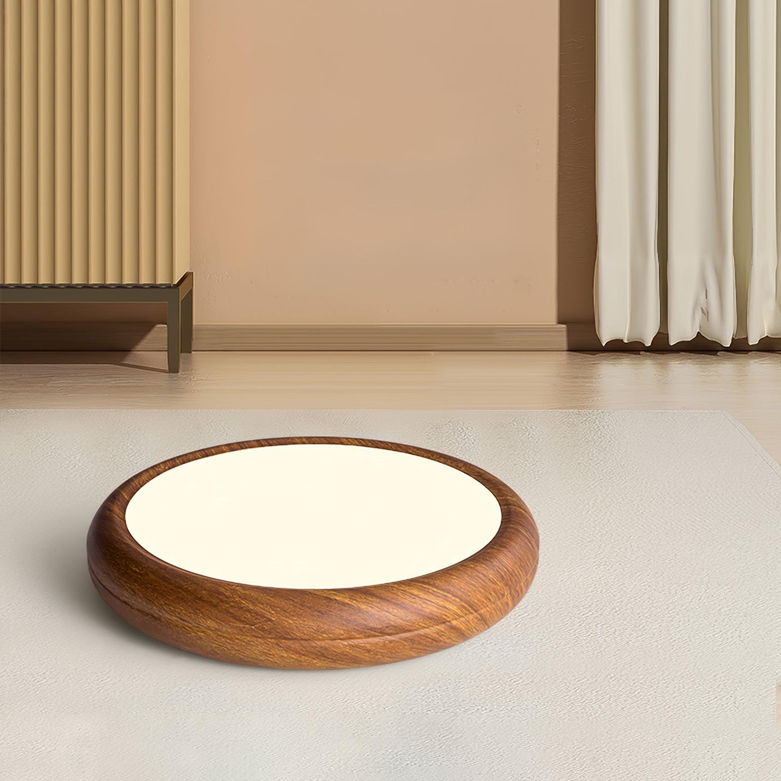 Orbis Wood Wood Grain Round Ceiling Light - Letslighting