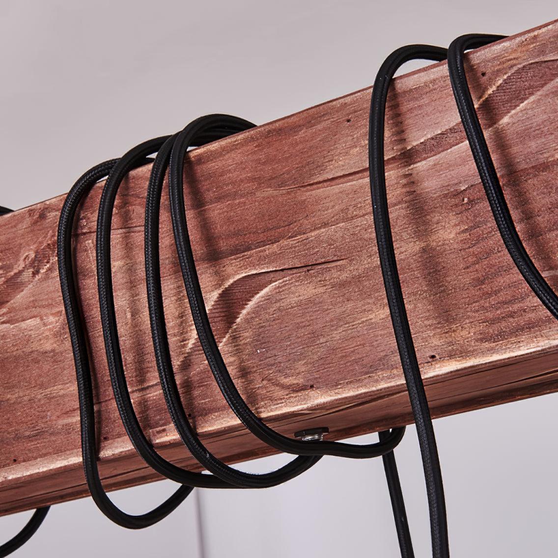 Wood Hanging Multi Chandelier - Blowlighting