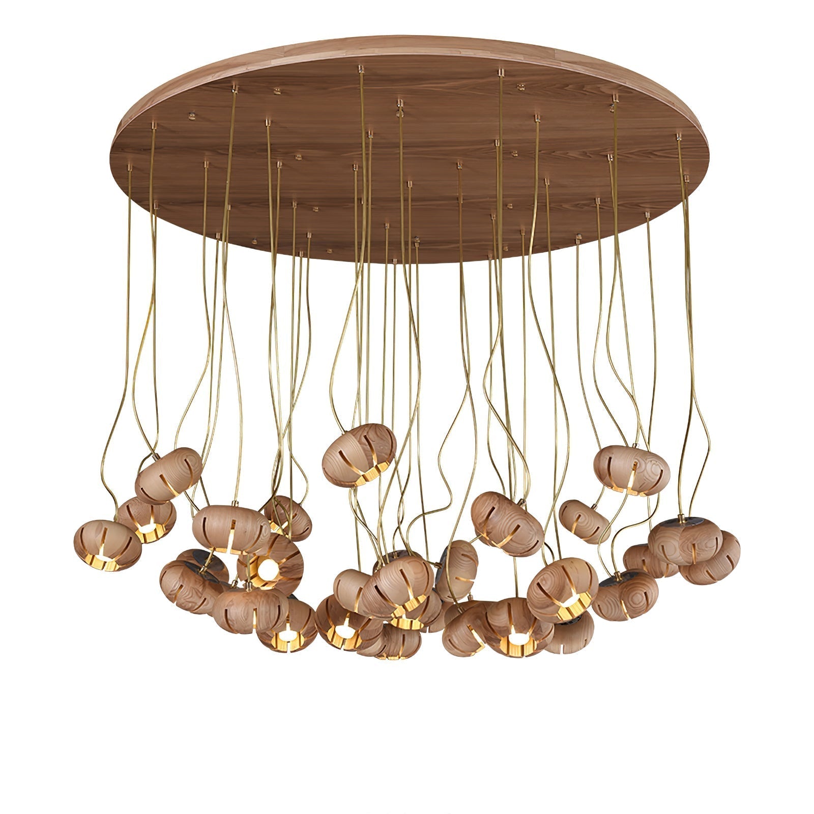 Zasorir Sculptural Marble Cluster Pendant Light - Blowlighting