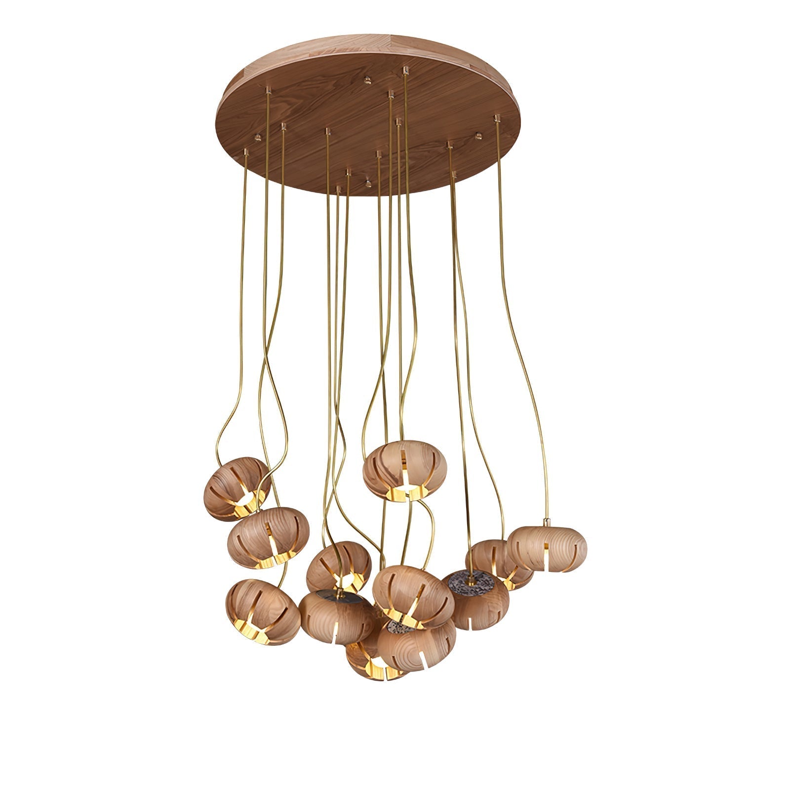 Zasorir Sculptural Marble Cluster Pendant Light - Blowlighting