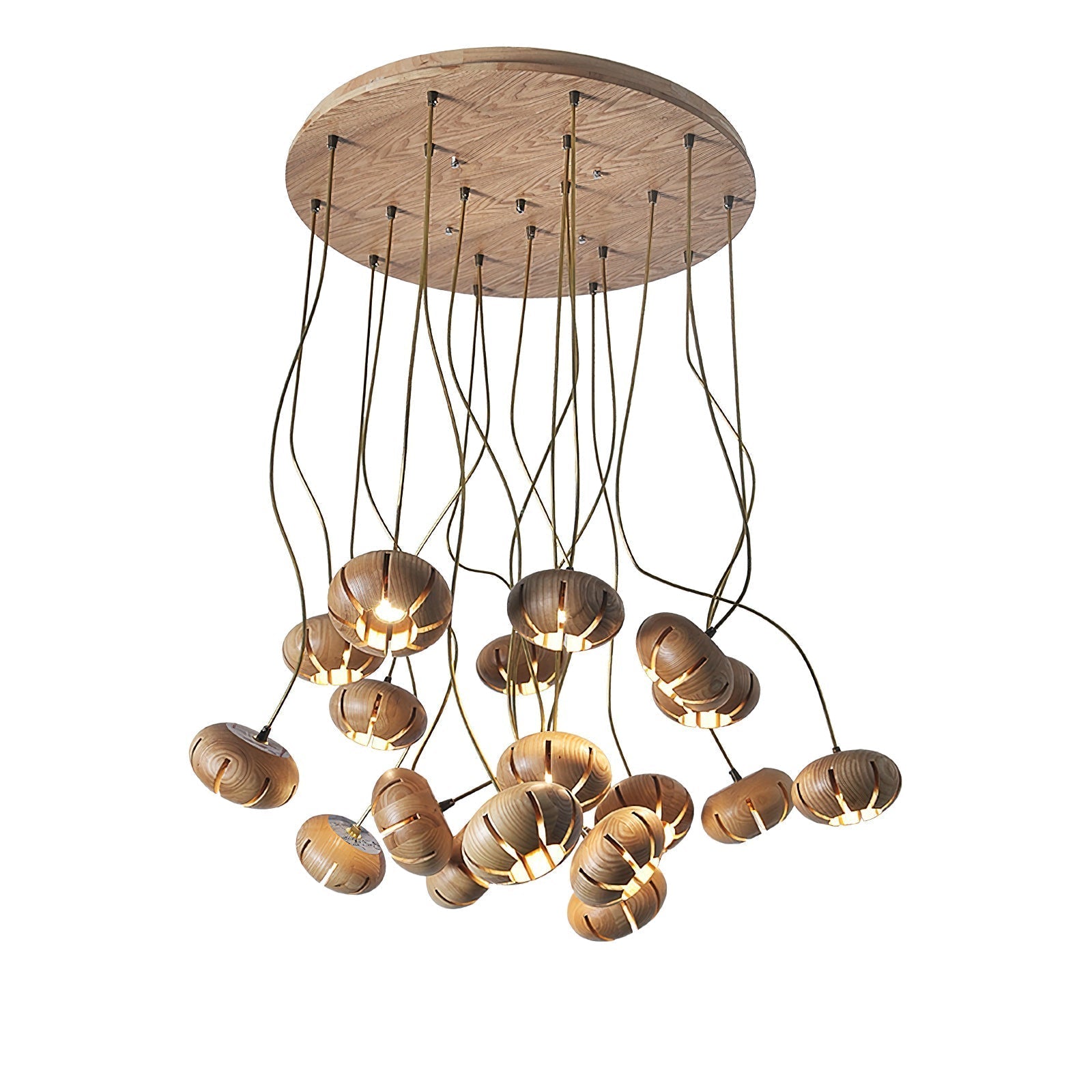 Zasorir Sculptural Marble Cluster Pendant Light - Blowlighting