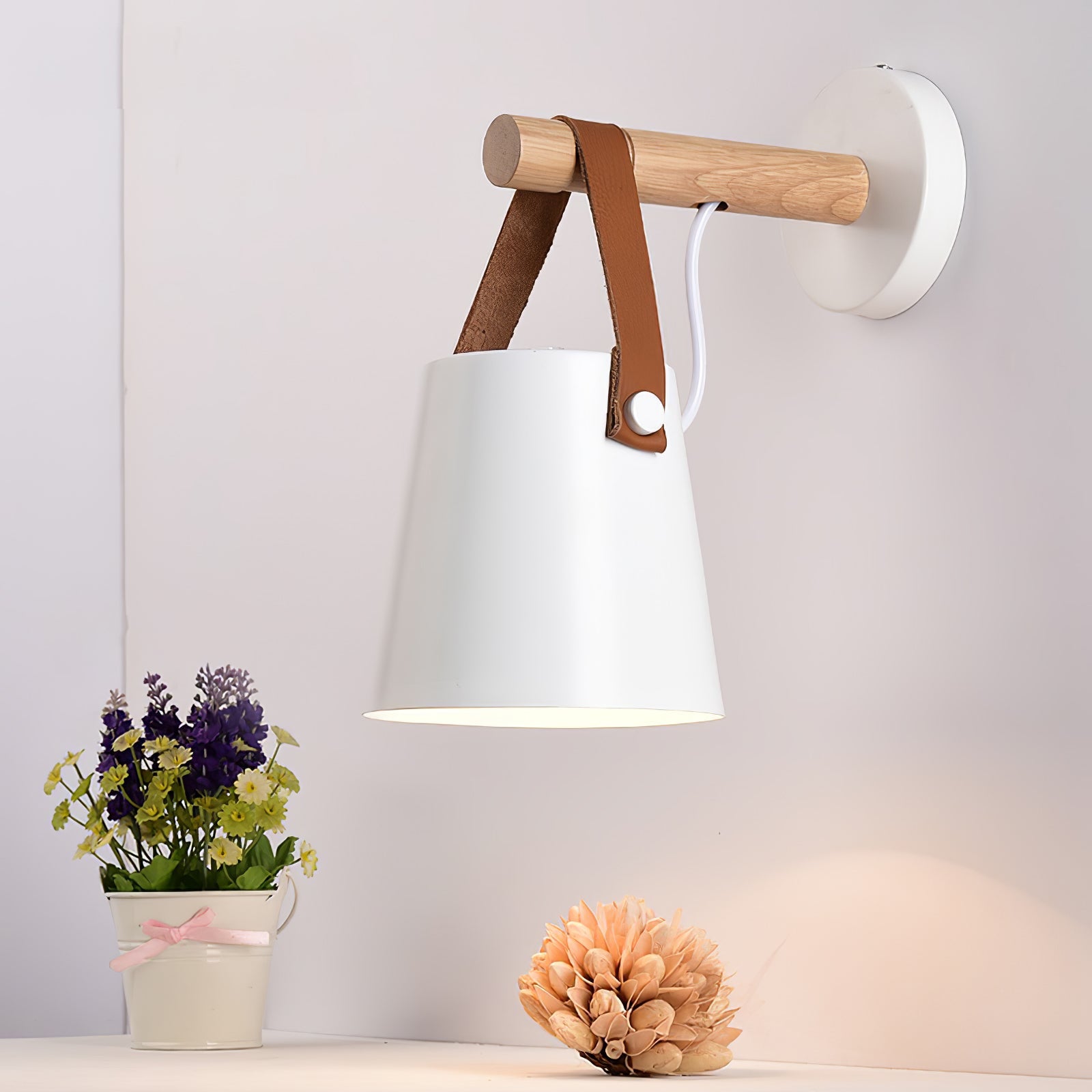 Wooden Conical Wall Light - Blowlighting