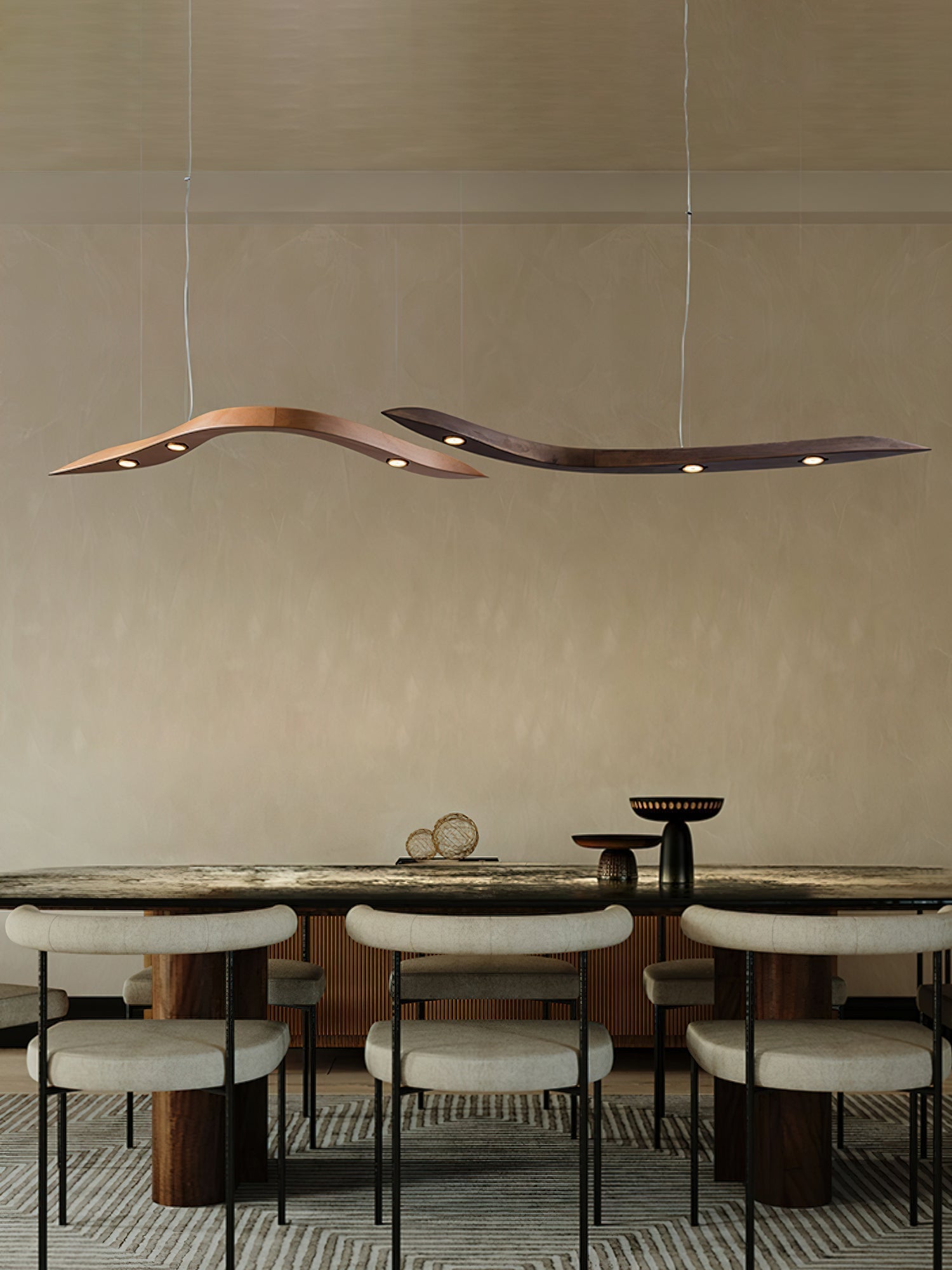 Waveform Pendant Lamp - Blowlighting