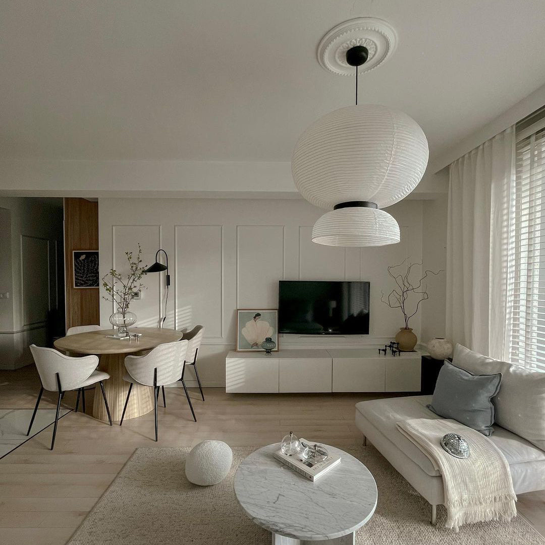 Xuan Hanging Lamp Paper Lantern Tranquil - Letslighting