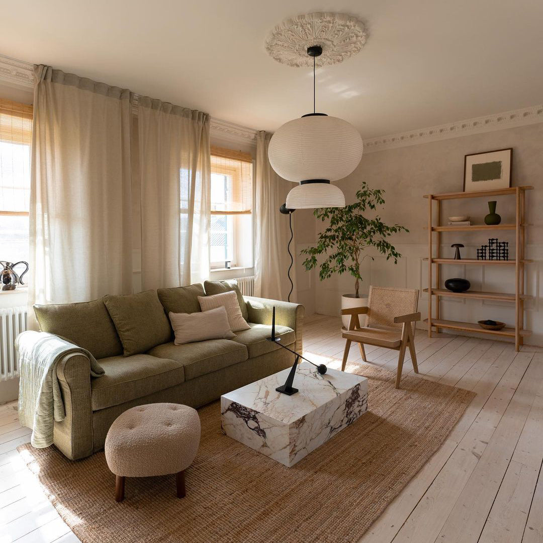 Xuan Hanging Lamp Paper Lantern Tranquil - Letslighting