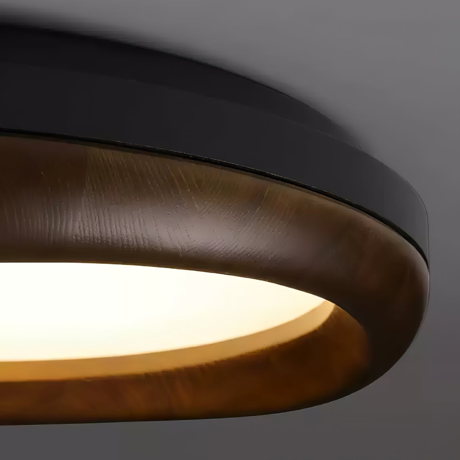 Eurtheara Organic Wood Glass Ceiling Light - Blowlighting