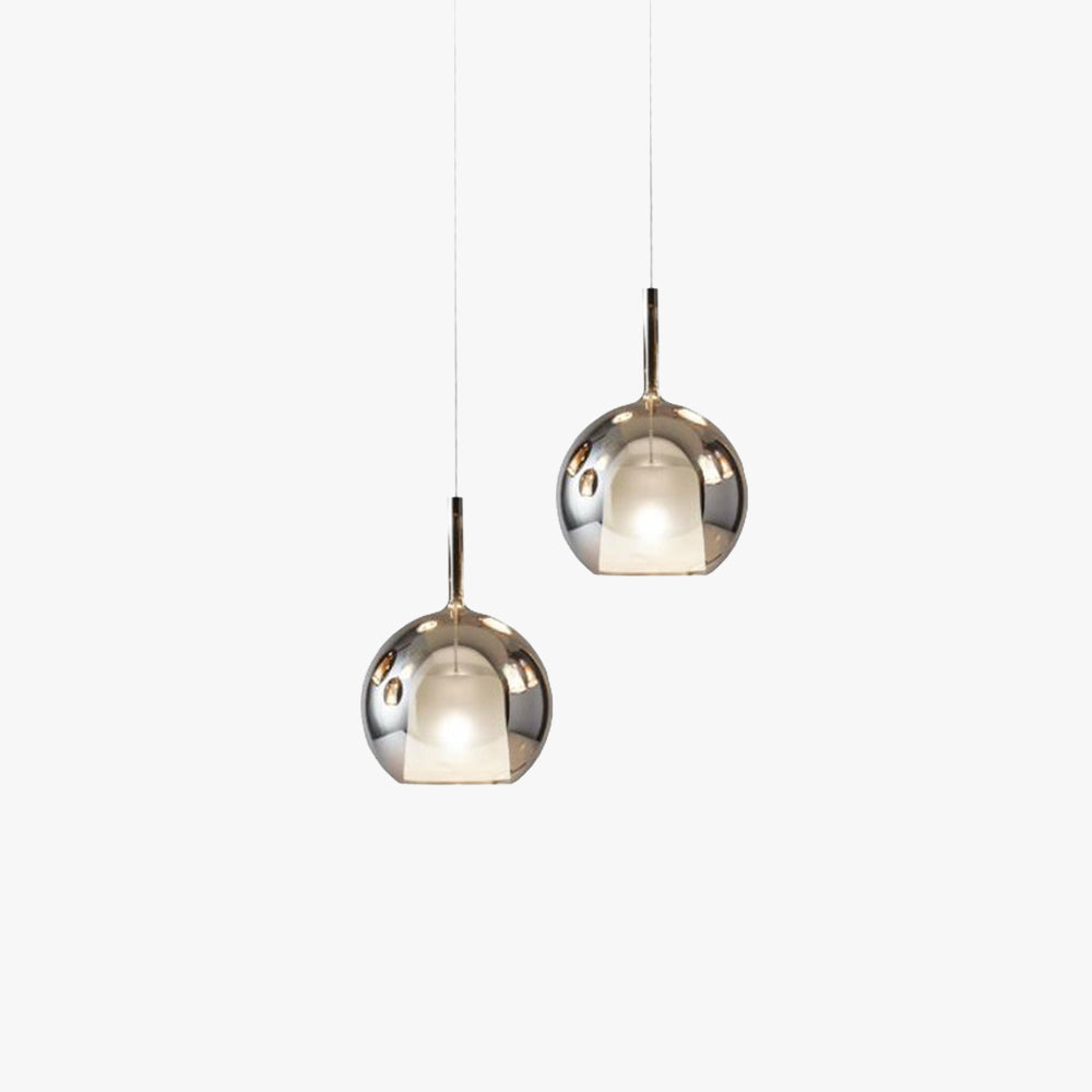 Valentina Moderne Sphère LED Suspension Verre Salle à Manger