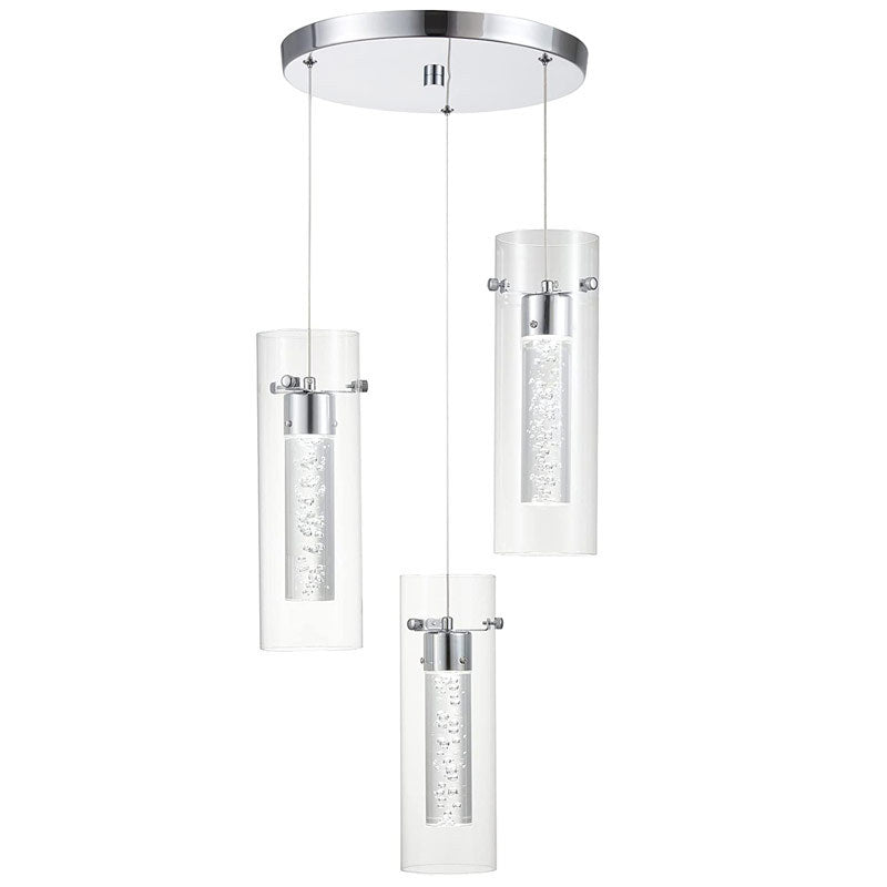 Arisha Moderne Designer Métal Verre Suspension Chambre à Coucher