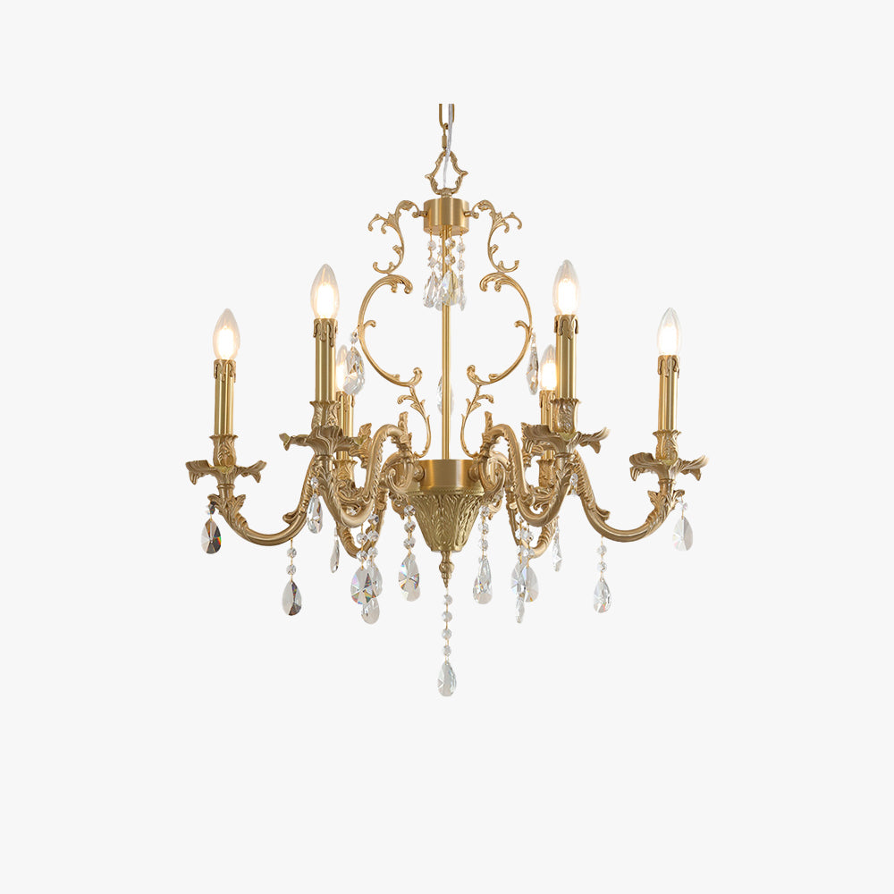 Silva Luxe Lustre Métal Verre Salon Salle à Manger