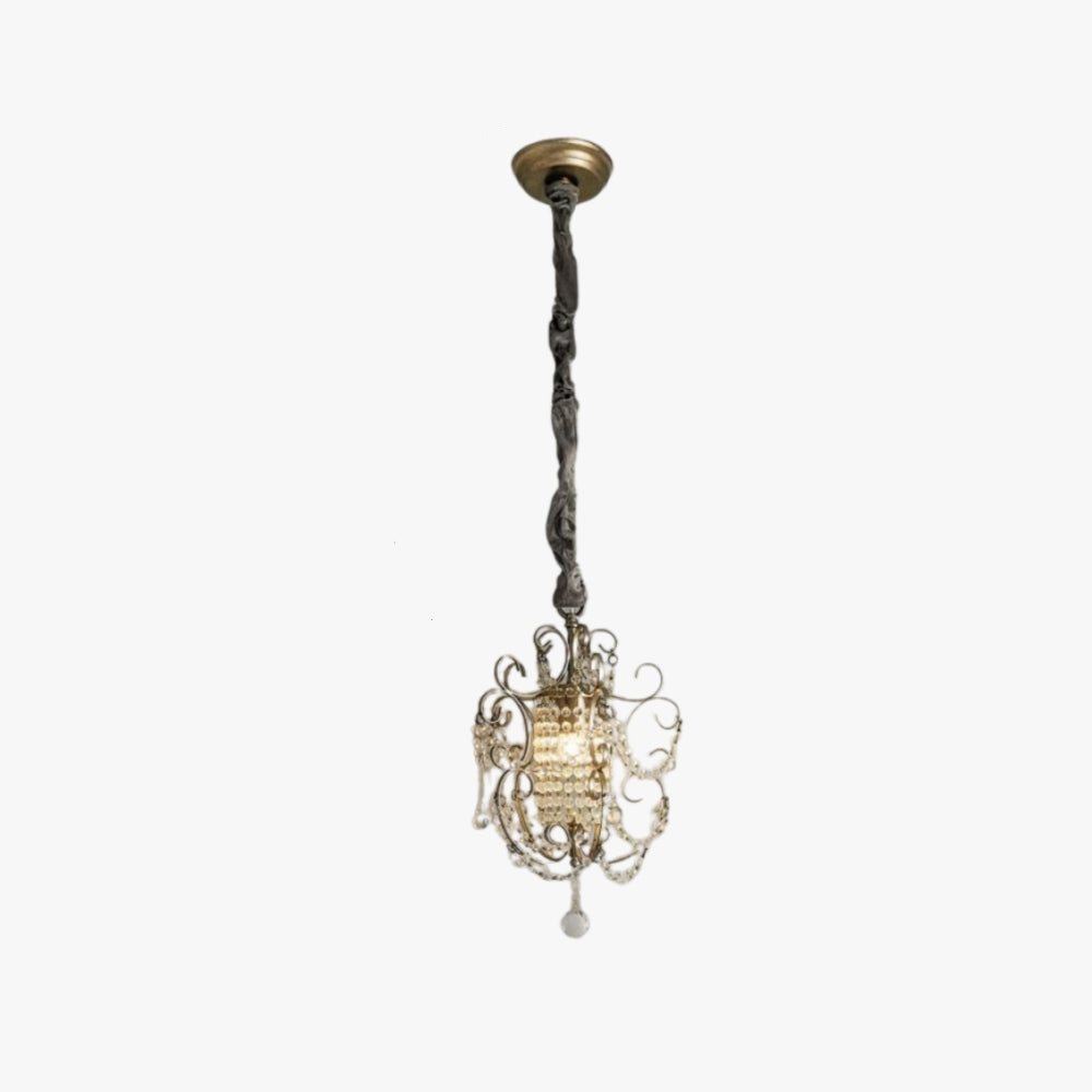 Silva Moderne Métal Cristal Suspension Chambre à Coucher