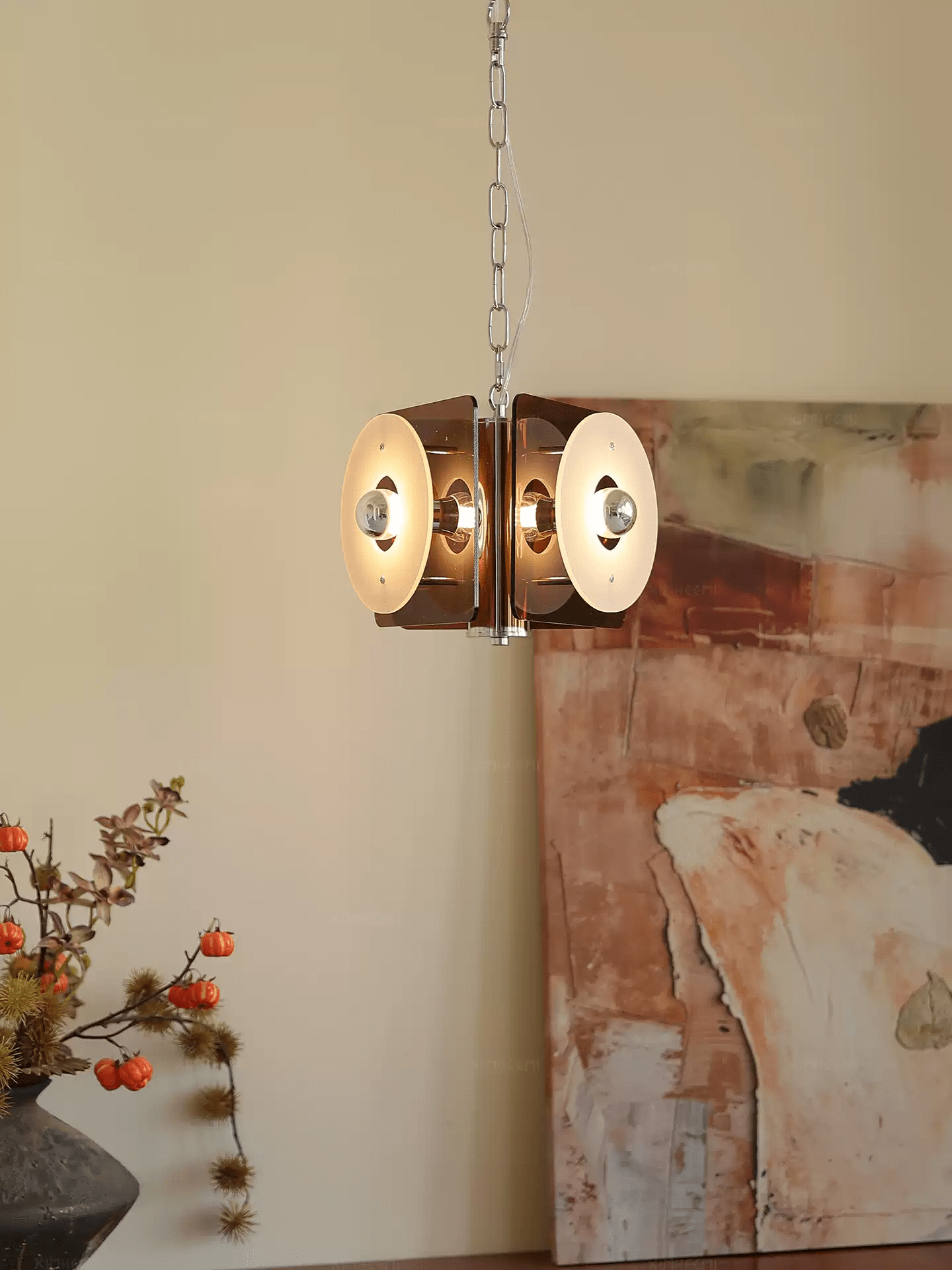 Zerina Suspension Futuriste Élégante Chaleureuse