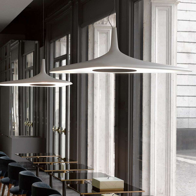 Arisha Suspension Irrégulière Moderne, Résine, Noir/Blanc, Salon