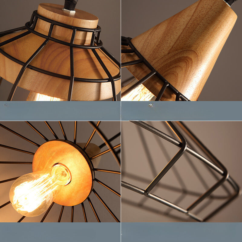 Silva Industriel Minimaliste Suspension Métal Salon