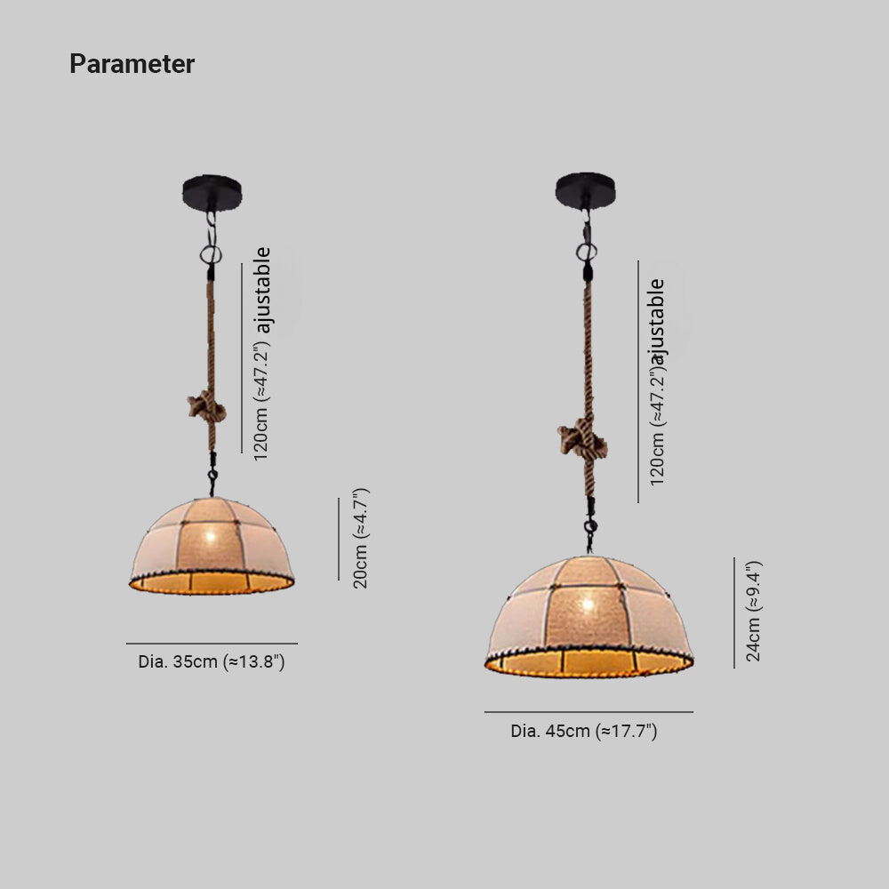 Ritta Industriel LED Suspension Métal Corde Chambre À Coucher