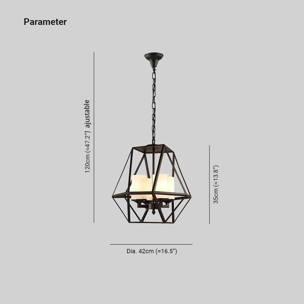 Silva Industriel LED Suspension Métal Salon/Bar