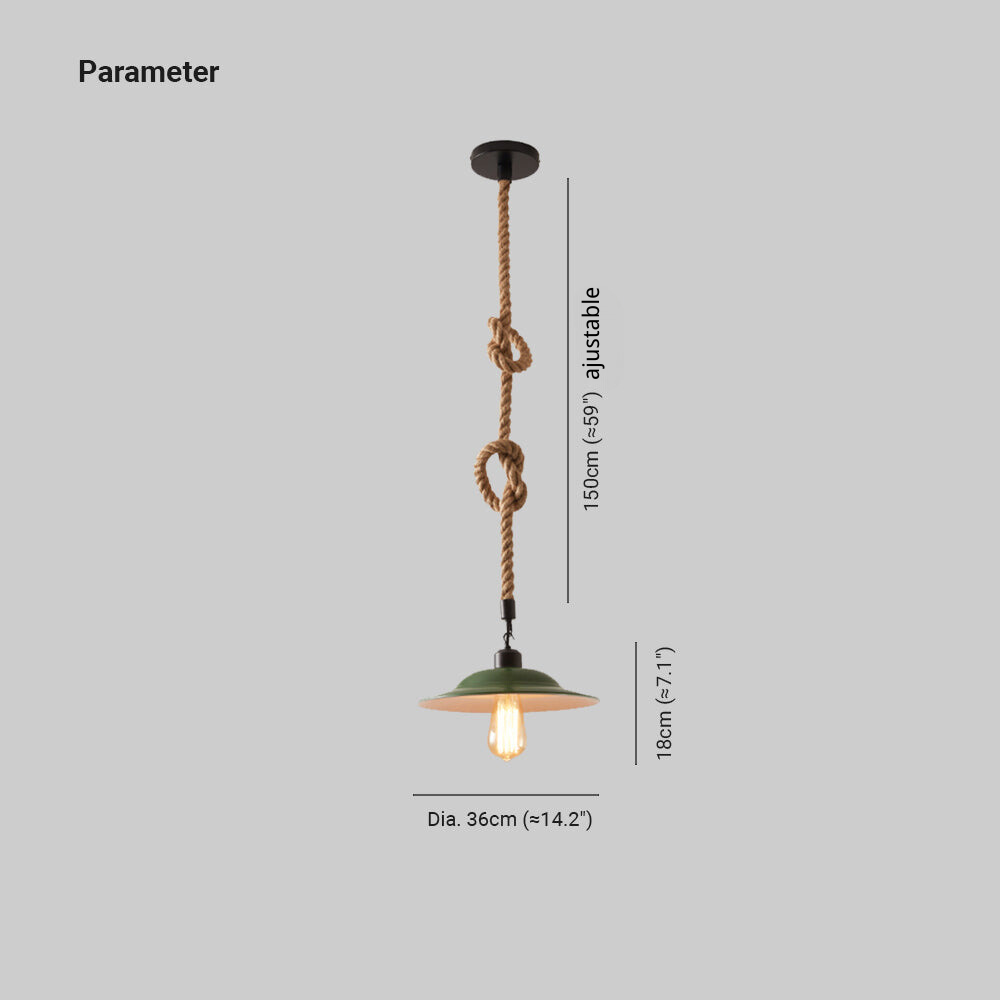Epoch Vintage LED Suspension Vert Métal Chambre À Coucher/Salle À Manger