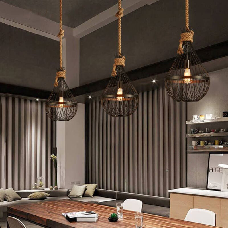 Epoch Suspension Luminaire LED Industrielle Métal Salon