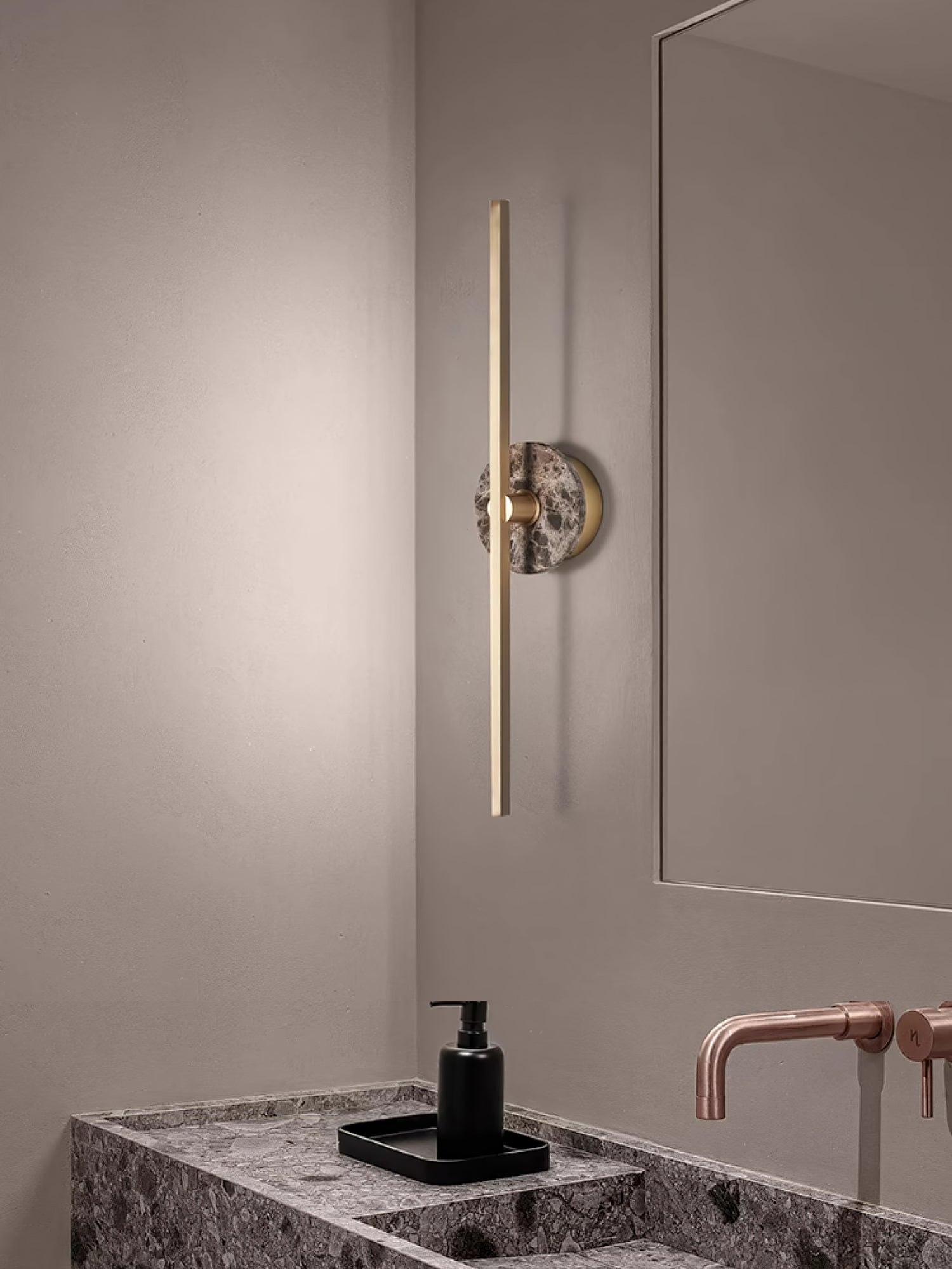 Elmarir Linear Alabaster Wall Light - Letslighting