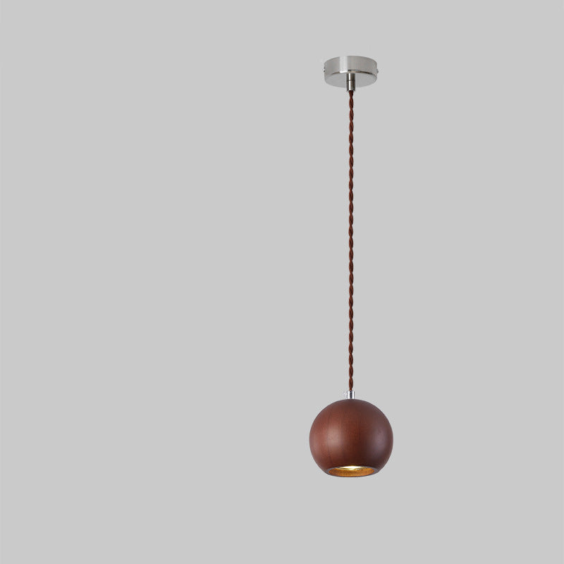 Muto Cottage Installer LED Suspension Bois Cuisine/Chambre à coucher