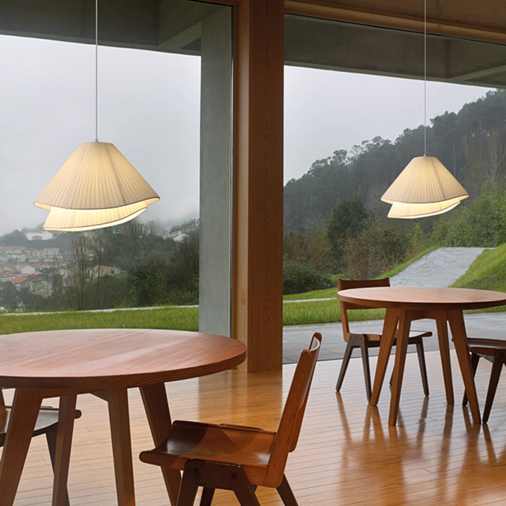 Ritta Suspension Nuage Moderne, Metal/Tissu, Blanc, Chambre à Coucher