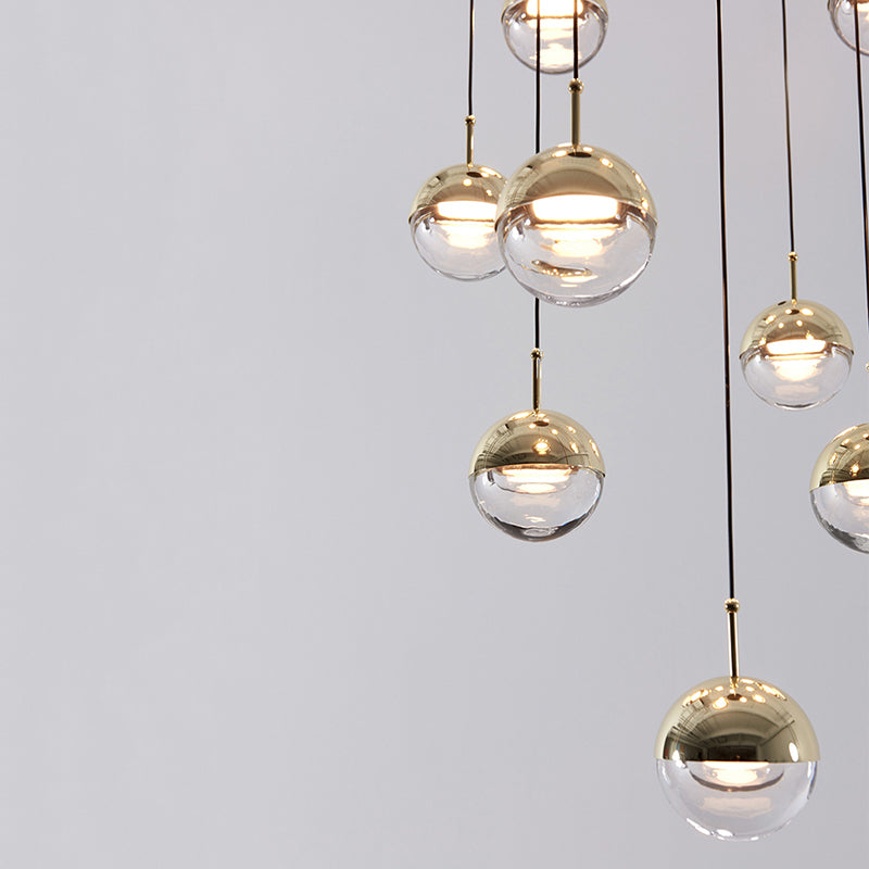 Valentina Design Moderne Luminaires Suspensions Métal Verre Salon/Chambre