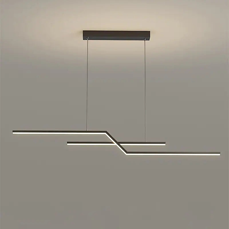 Arisha Luminaires Suspension LED Linéaire Moderne Métal Chevet Chambre