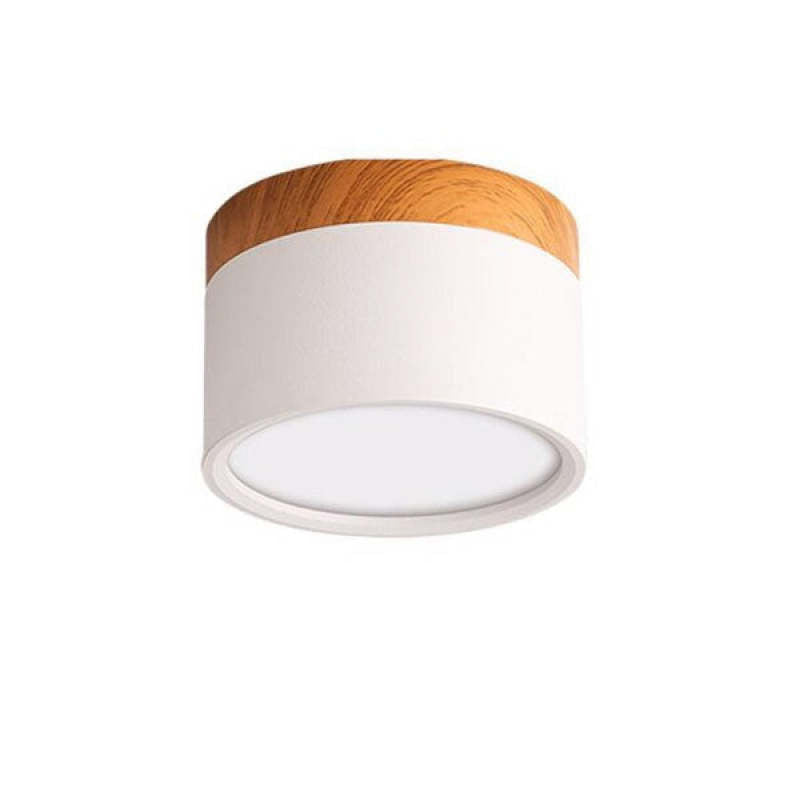 Aria Petit Plafonnier Led Multicolor Bois Nordique, Couloir