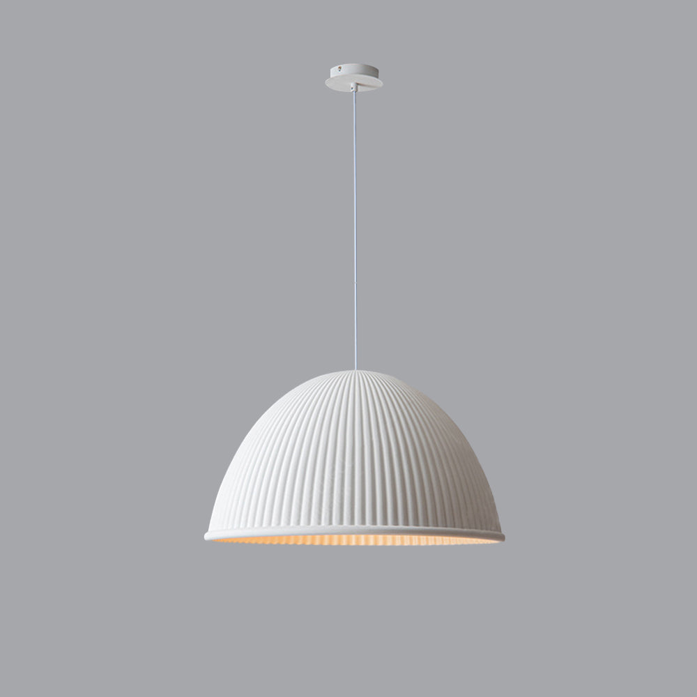 Valentina Suspension Dôme Moderne, Résine, Blanc/Noir/Gris, Librairie/Chambre à Coucher