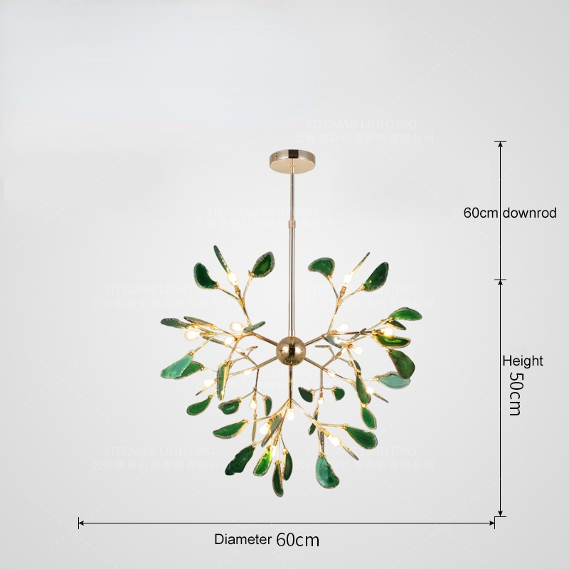 Arisha Lustre Coloré Branche Feuille Design, Salon/Chambre