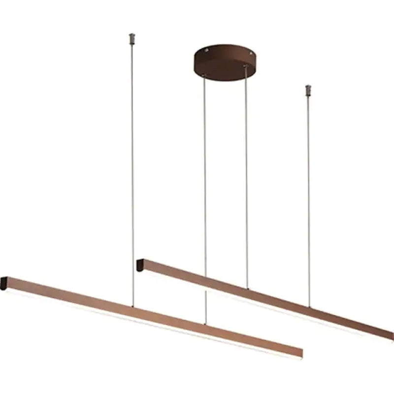 Ray Suspension Montage Rectangulaire Métal Salon