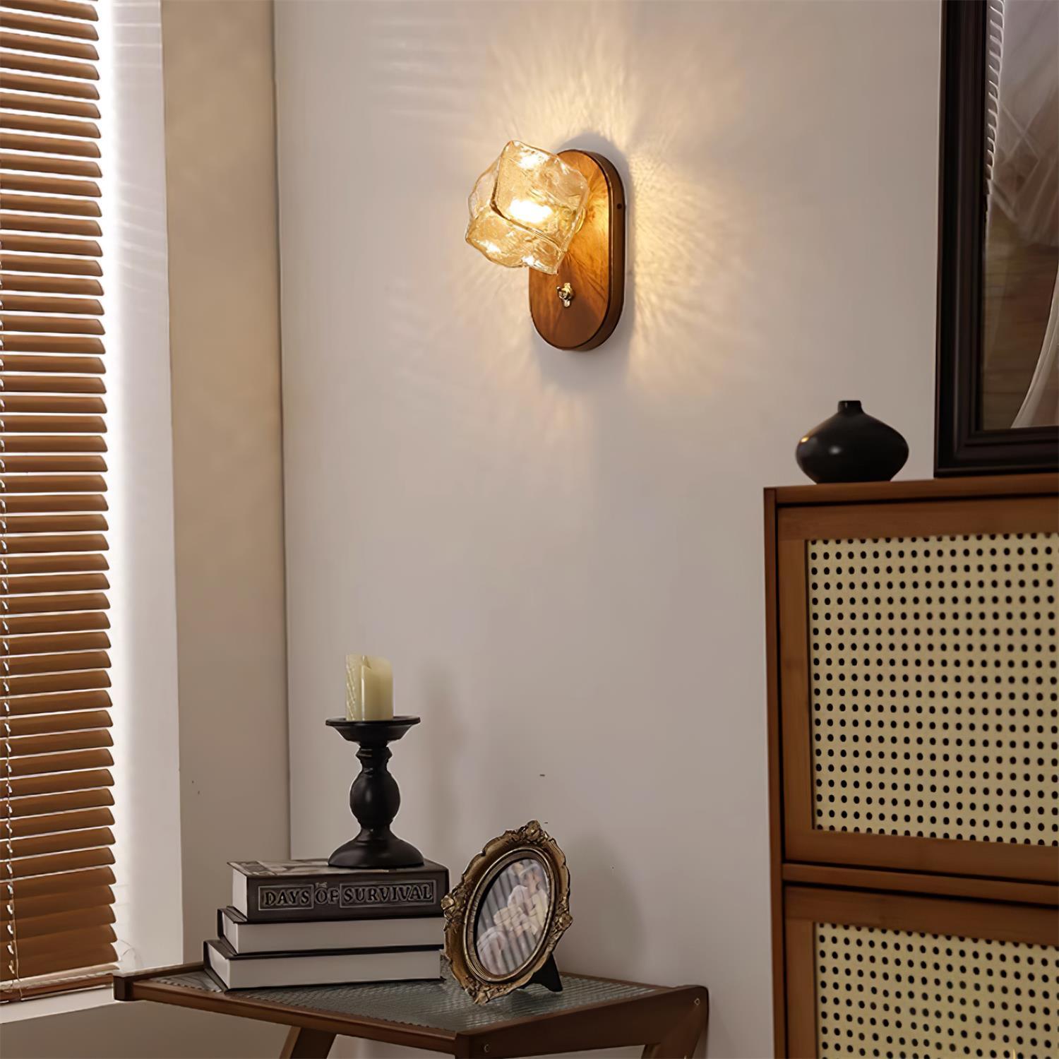 Ice Wall Lamp Cubes Faceted Cube - Letslighting