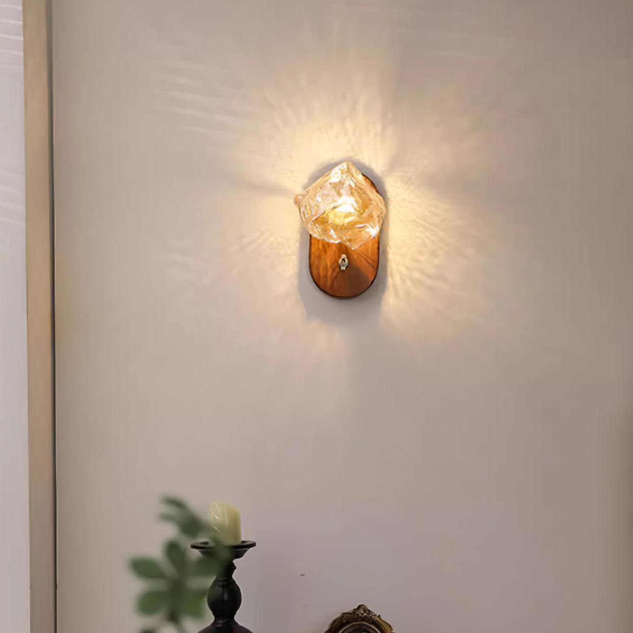 Ice Wall Lamp Cubes Faceted Cube - Letslighting