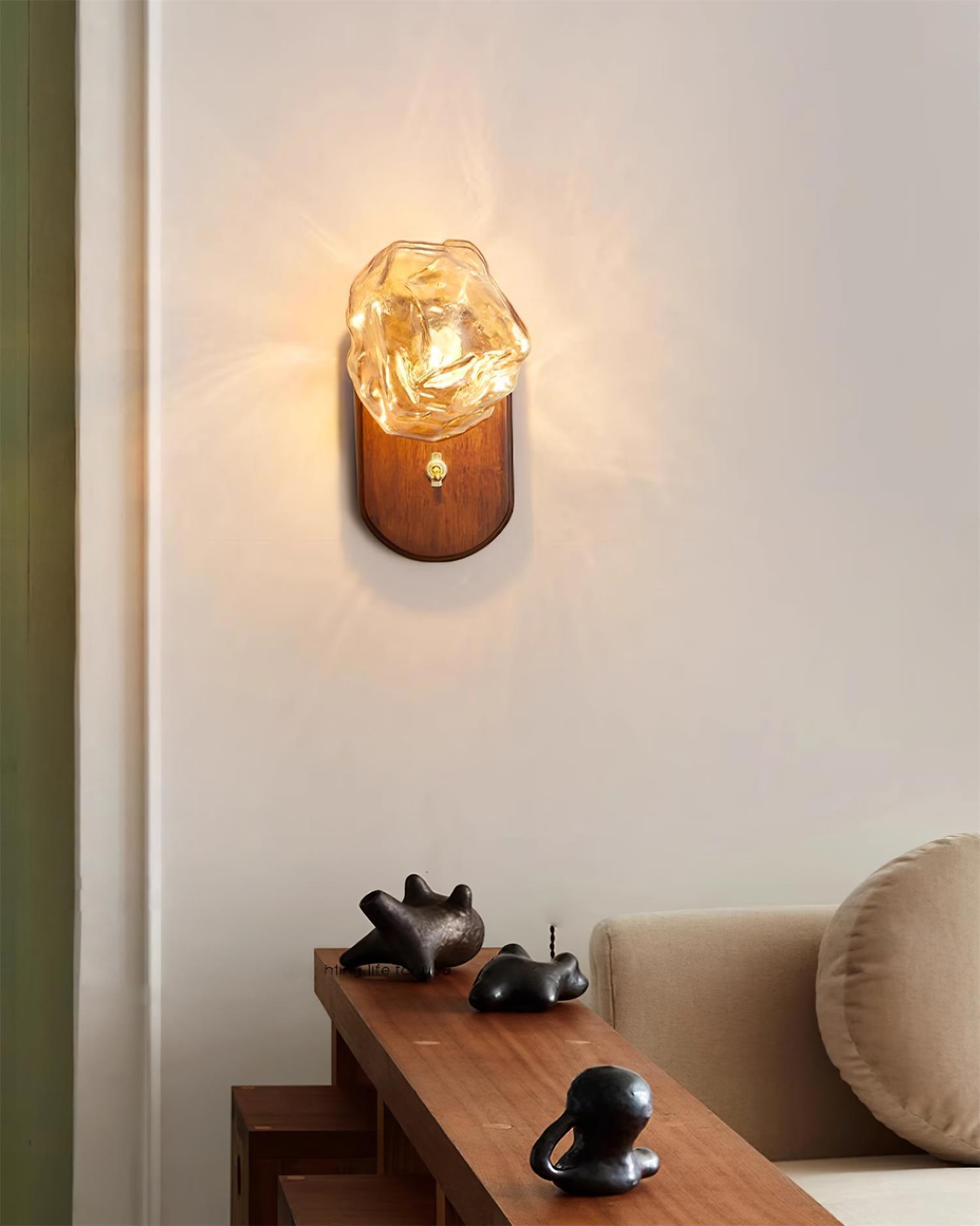 Ice Wall Lamp Cubes Faceted Cube - Letslighting
