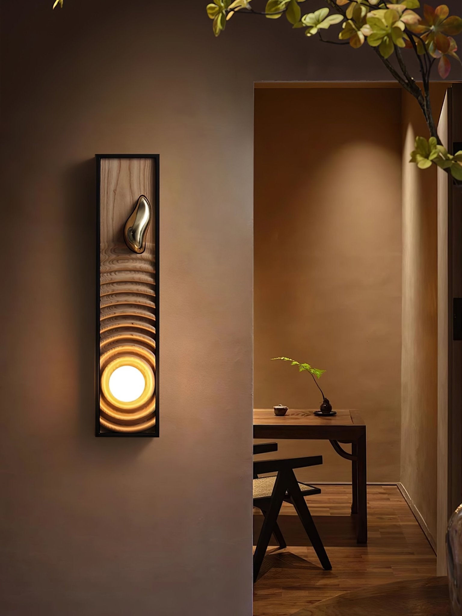 Caleb Vintage Wood Wall Lamp - Blowlighting