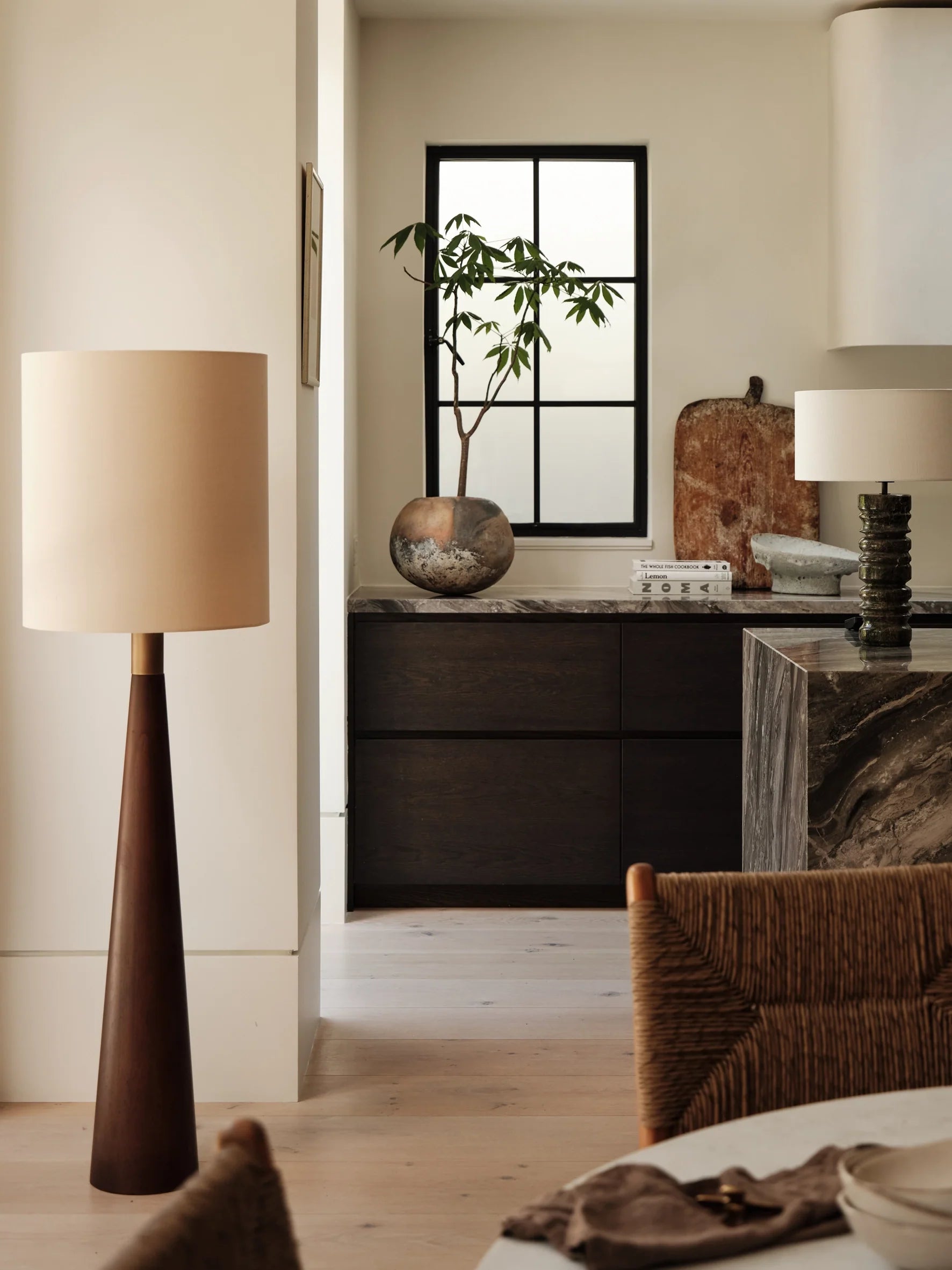 Karter Lampadaire Moderne en Bois