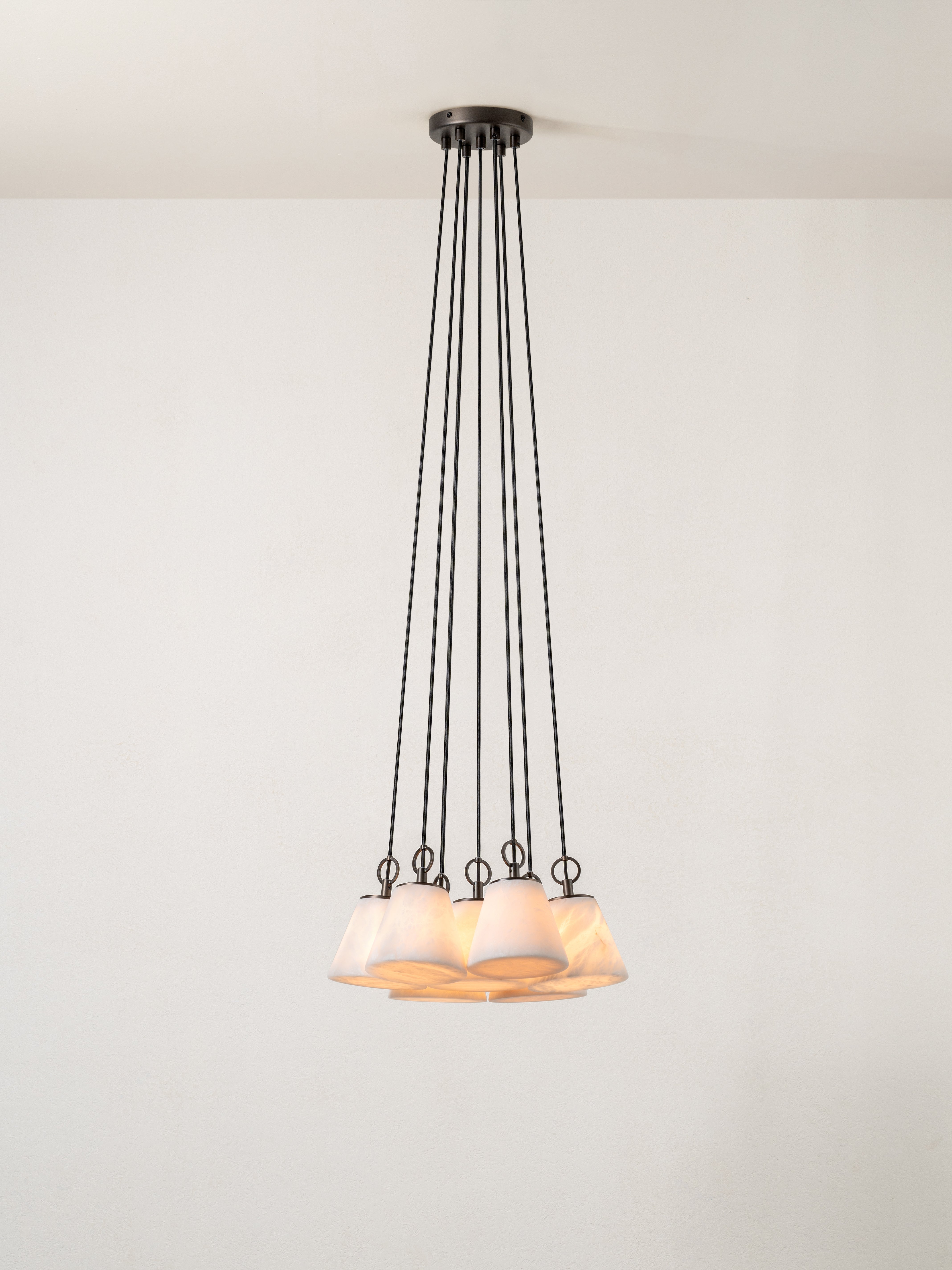 Piper Plafonnier Moderne à 7 lampes Alba