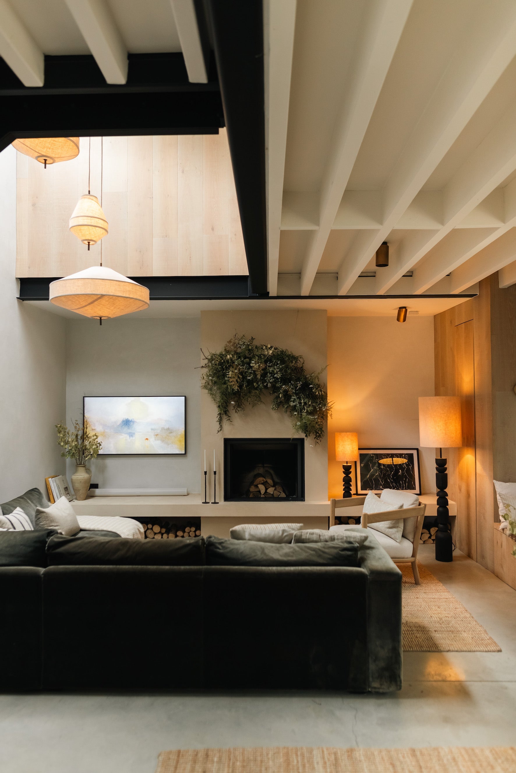 Peyton Lampe de Table Moderne en Bois