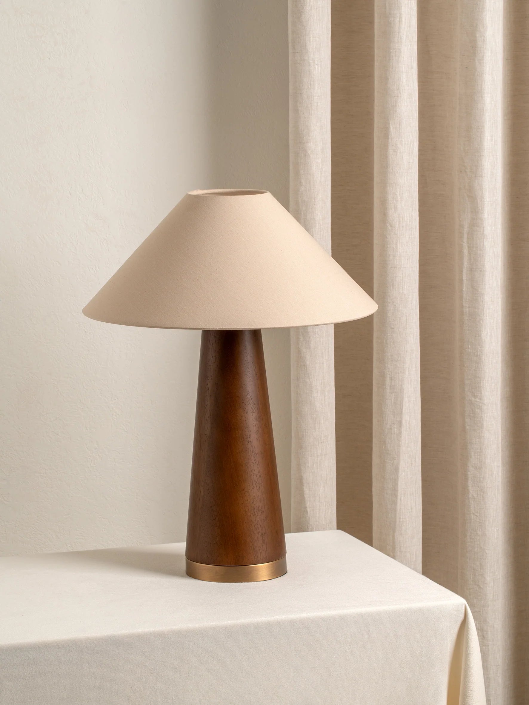 Kiley Lampe de Table Moderne en Bois