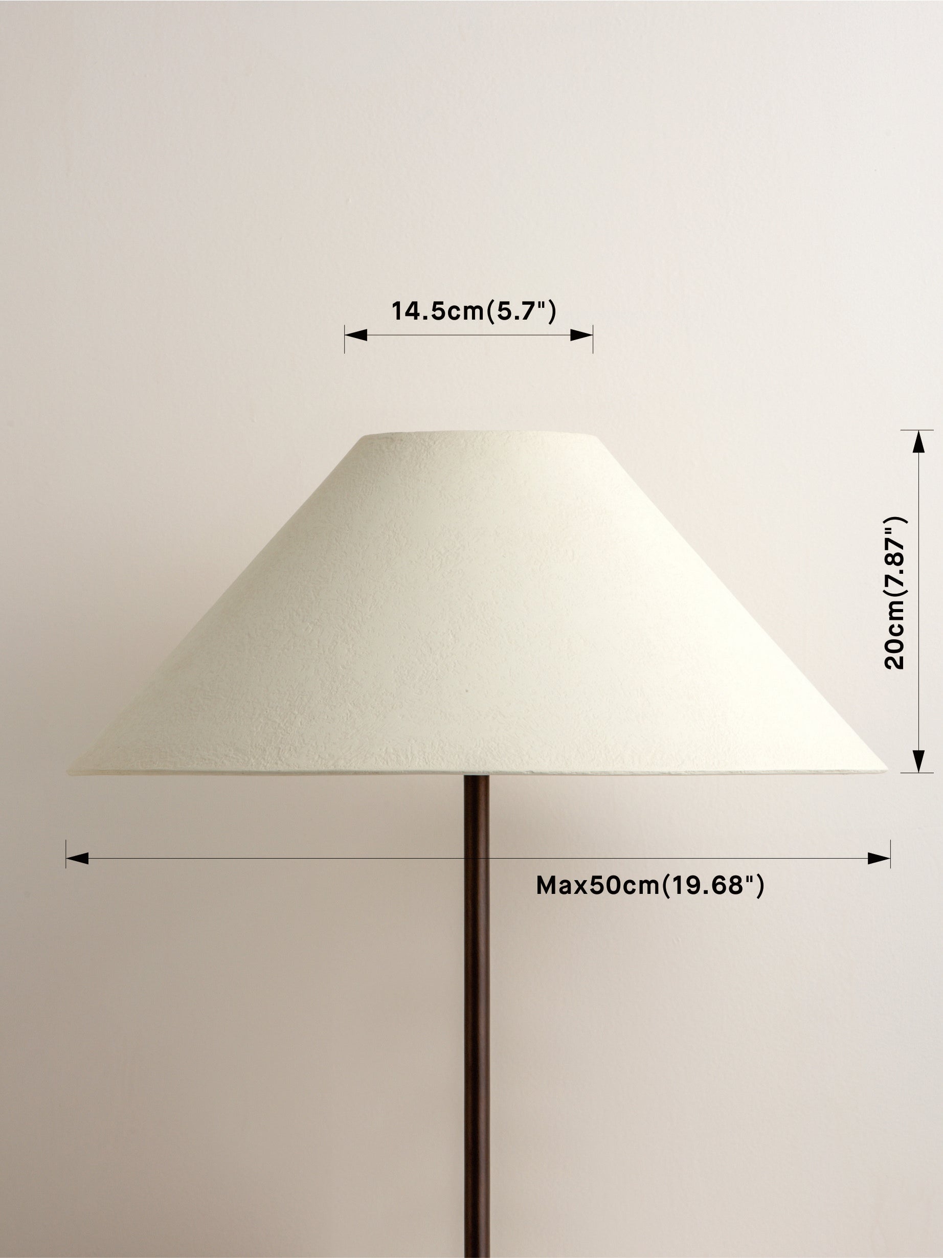 Casey Lampe de Table en Tissu Minimaliste