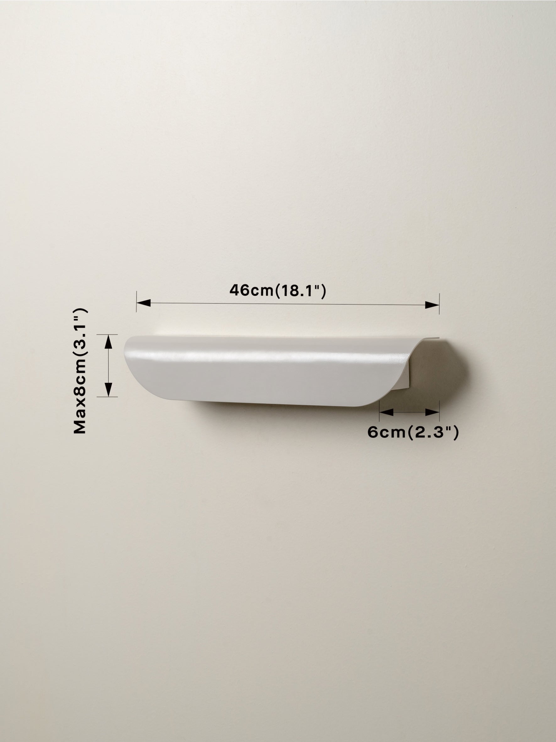 Applique murale Kori blanc chaud