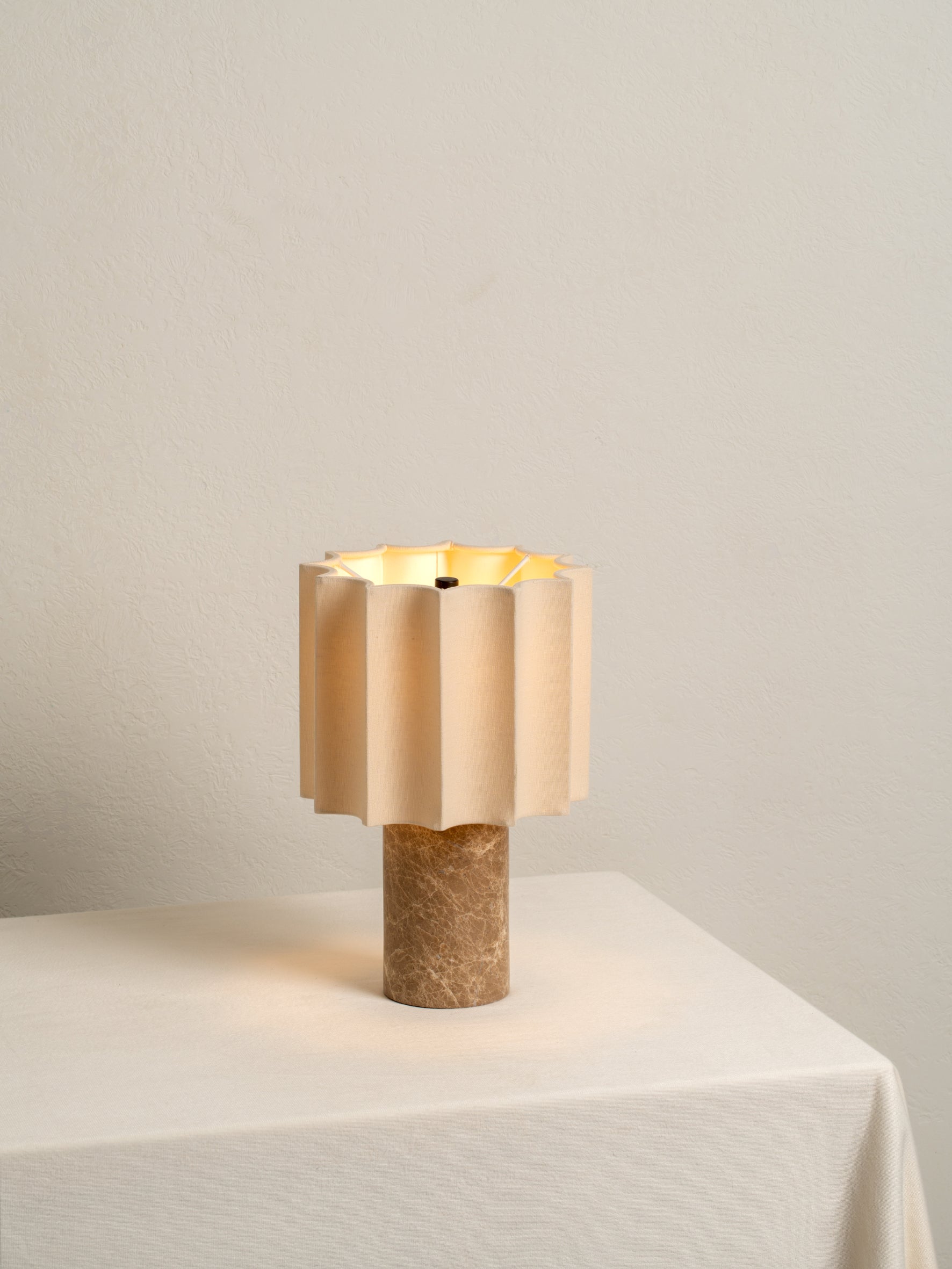 Dalli Lampe de Table Minimaliste en Marbre